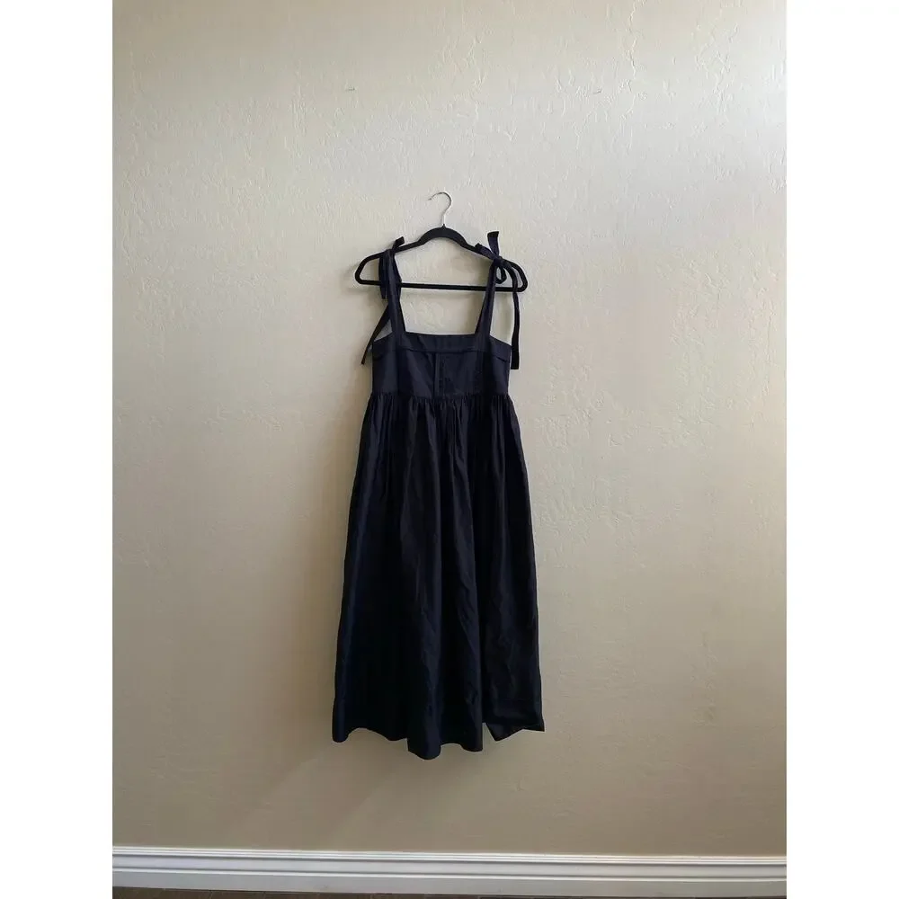 AJE SAVOY MIDI DRESS IN BLACK Size 4 $565 MSRP - Picture 3 of 4